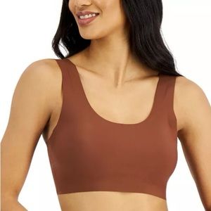 Alfani Woman's Laser Cut Seamless Bralette Down to Earth, Size Small & Large NWT